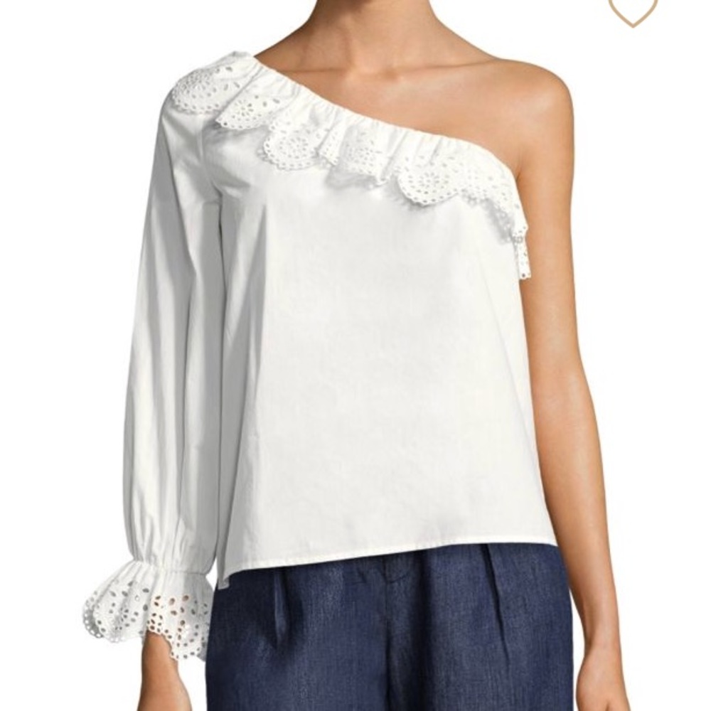 Joie one shoulder blouse small new